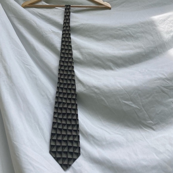 Grateful Dead silk tie Lonesome Hero Thirteenth Set green and black - Picture 1 of 12